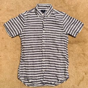 J. Crew Poplin Short Sleeve Shirt Sz. XS